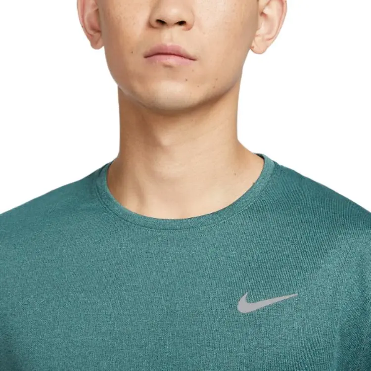 Nike DRI FIT UVMILER T Shirt Men's Vintage Green-3