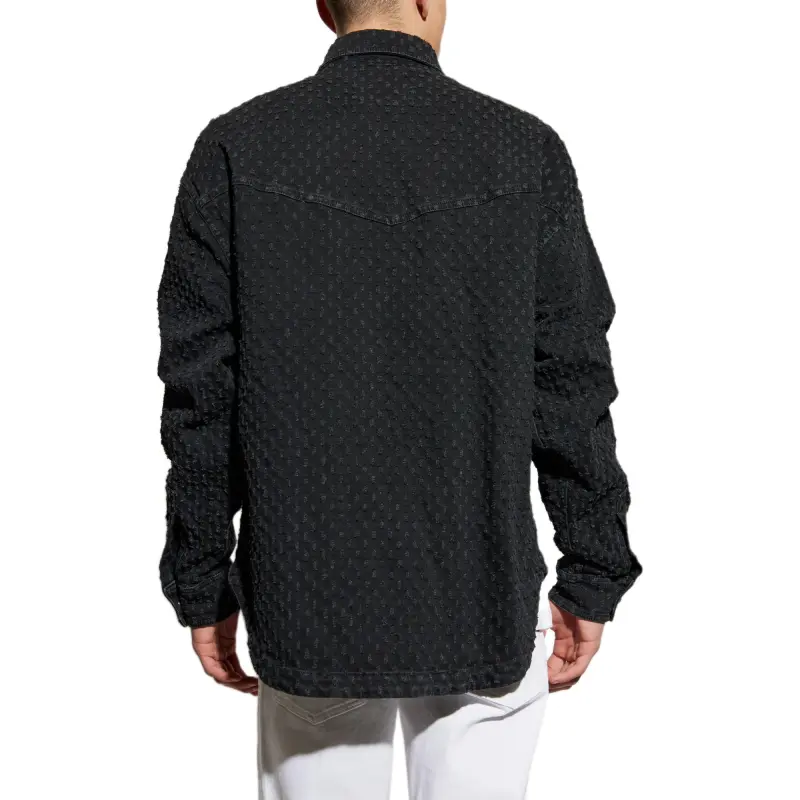 VERSACE Denim Shirt Jacket-3