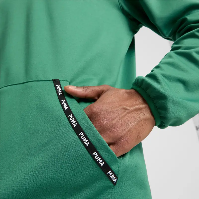 PUMA Fit Pwrfleece Hoodie Sweatshirt Men's Green-4