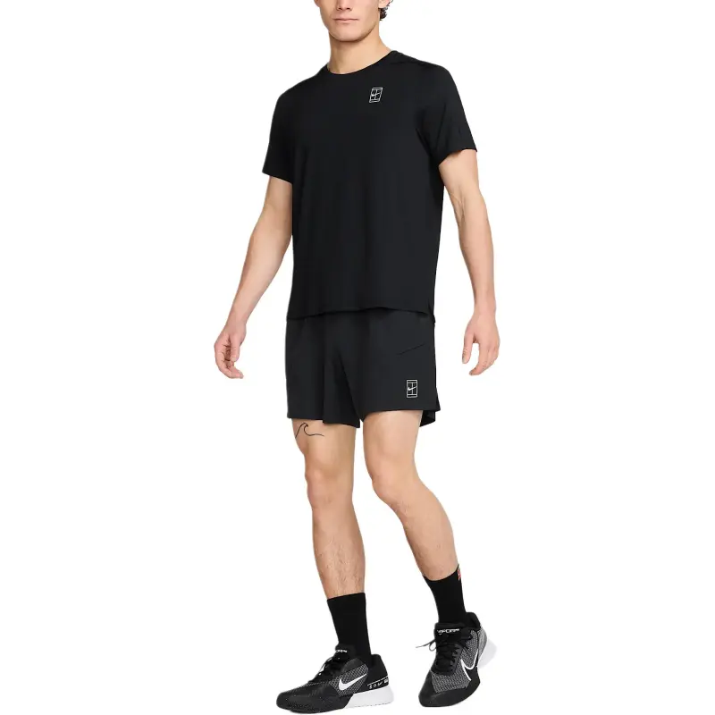 Nike Dri FitAdvantage Tennis Bottom Men's Black/White-1