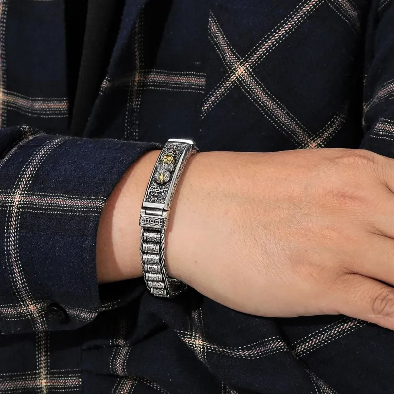 LINKY Laboratory S925 Silver Bracelets Unisex-1