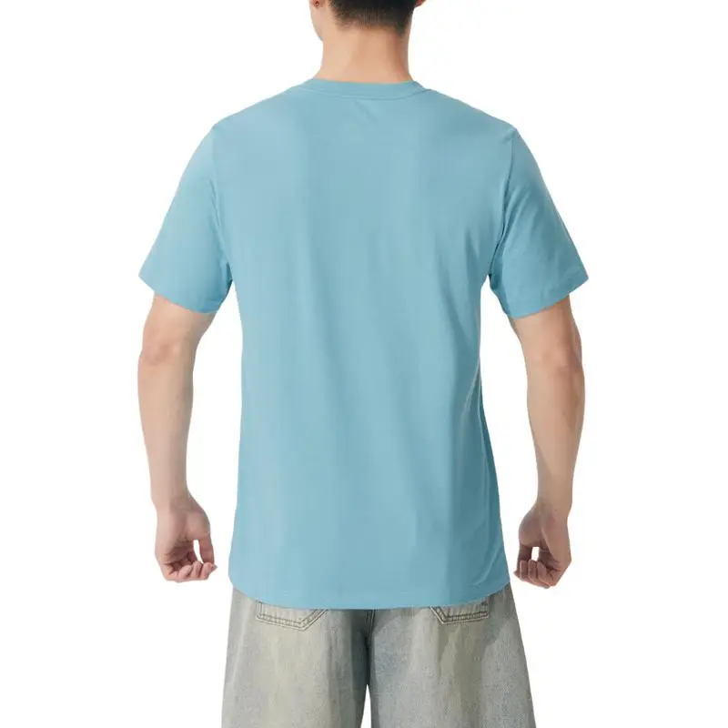 Nike T Shirts Men Blue-1