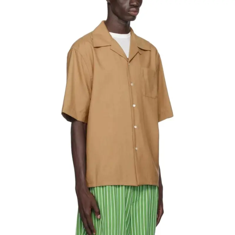 MARNI Tropical Wool Shirt-2