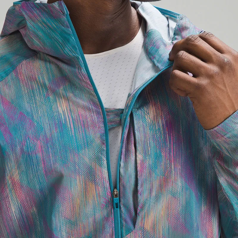 Lululemon Fast And Free Jackets Men Pixel Laser Scattering Mixed Color-4