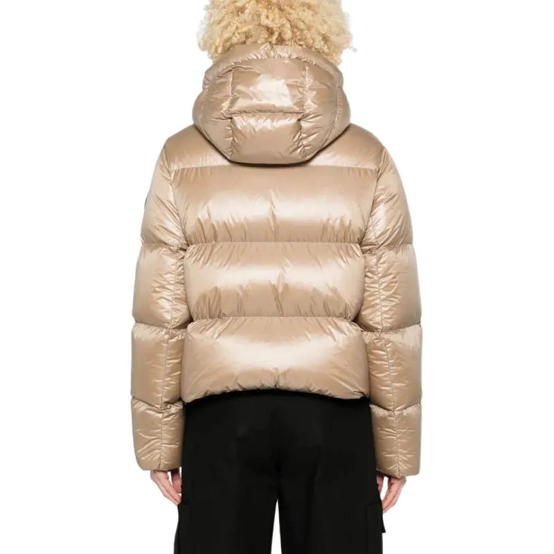 Moose Knuckles Logo Patch Zip-Up Puffer Jacket-4