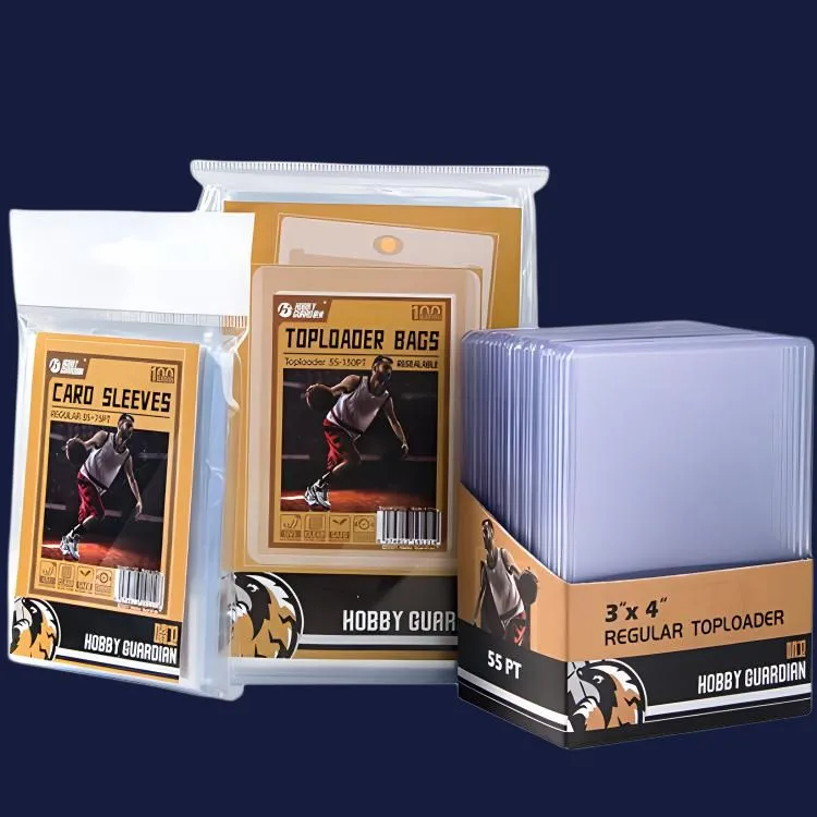 HobbyGuardian 55pt Basic Version Card Holder With Card Sleeves Protective Set Card Accessories 55-1