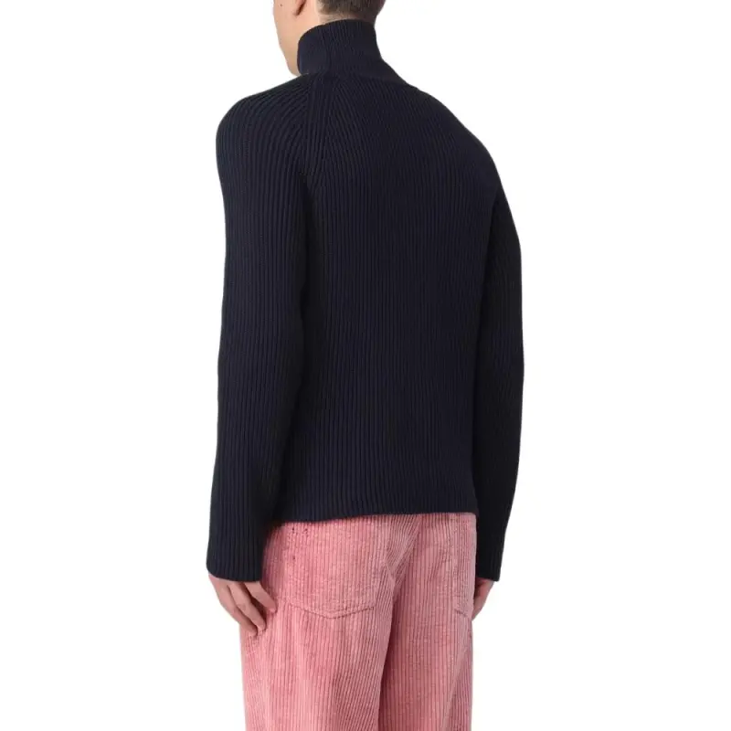 AMIPARIS Paris High Neck Ribbed Jumper-3