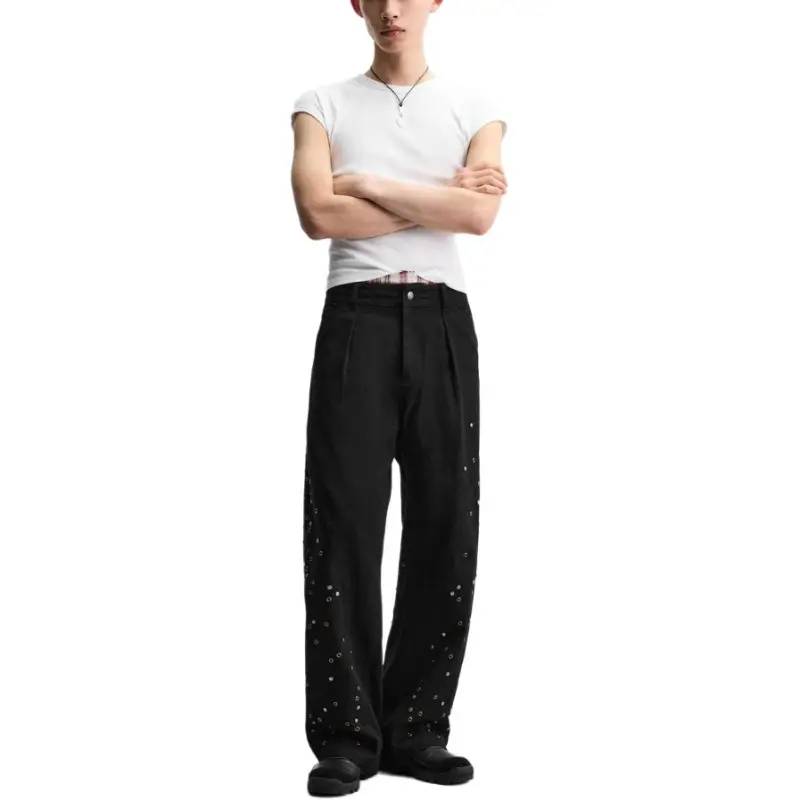ZARA x ANDERSSON BELL ANDERSSON BELL Collaboration SS25 Casual Pants Men's Black-3