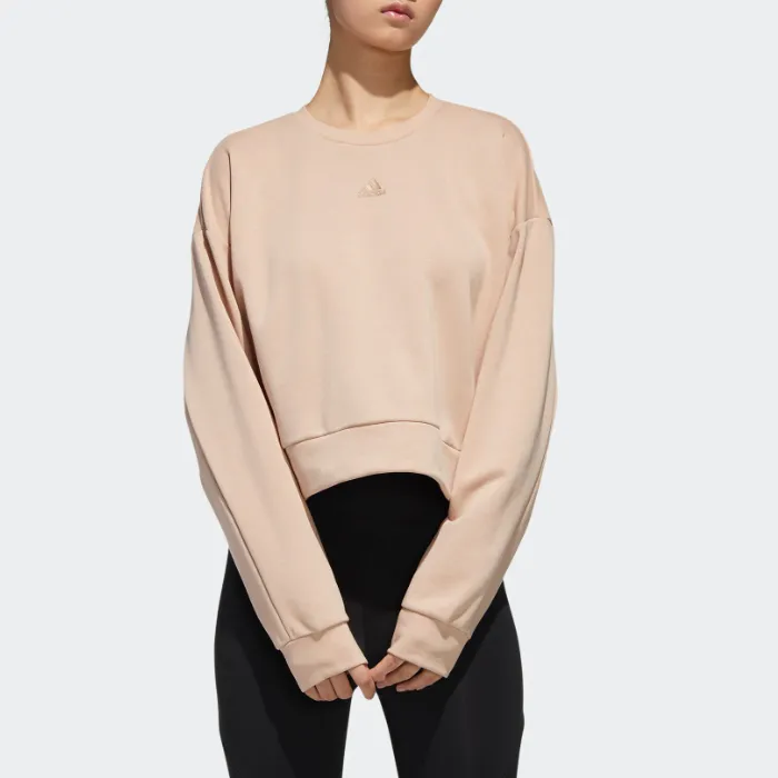 Adidas Sweatshirt Women's Pearl Pink-2