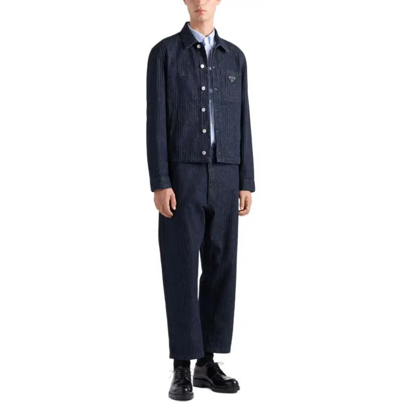 PRADA Chevron Denim Jacket-1