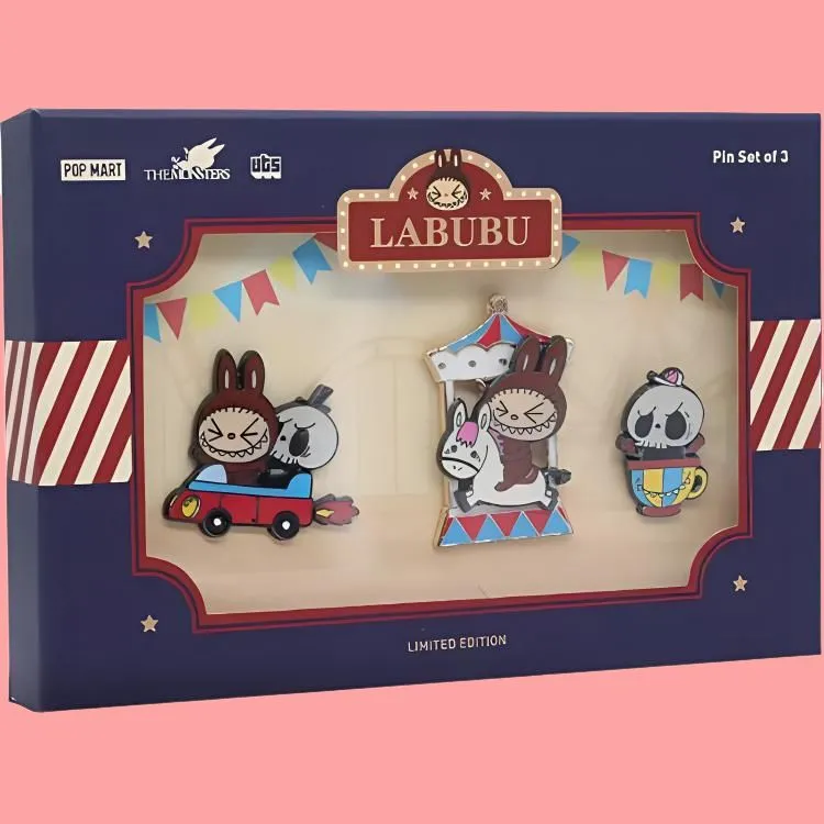 POP MART LABUBU Amusement Park Collection Badges-3