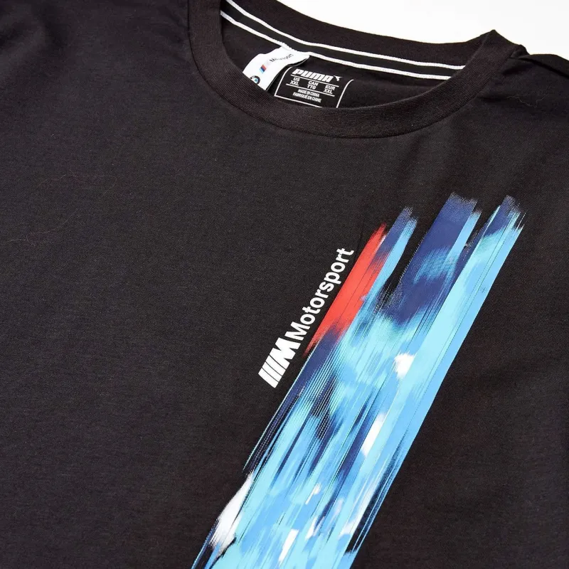 PUMA BMW Motorsport Life T Shirts Men Black-1