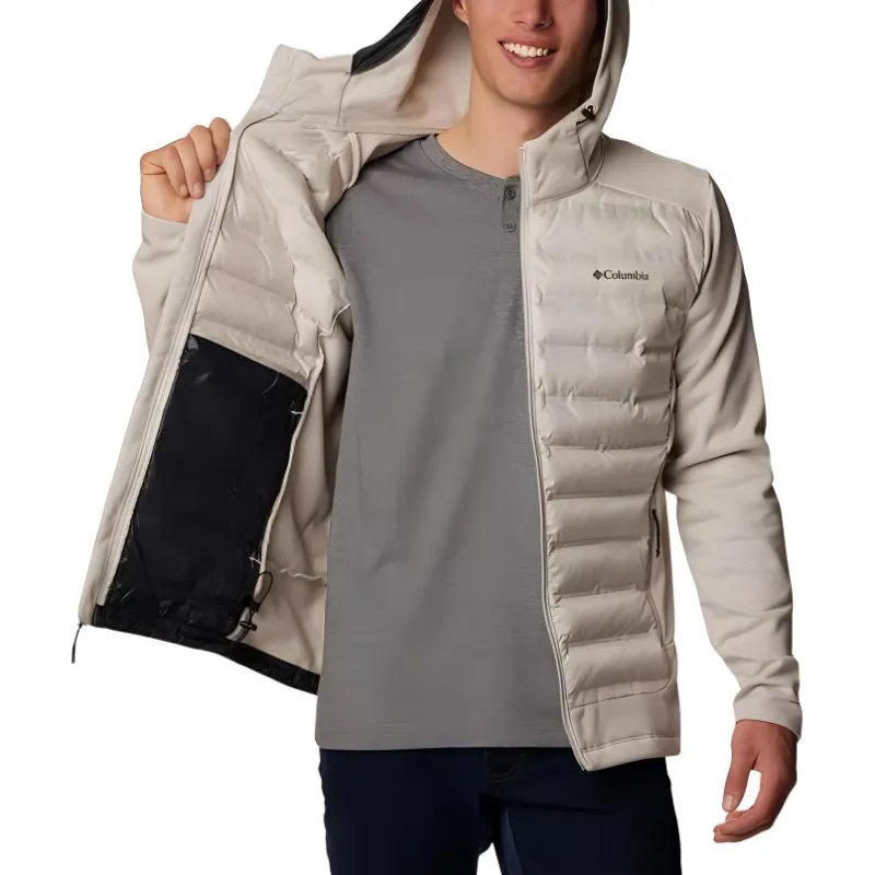 Columbia Out-Shield™ Insulated Full Zip Hoodie Jackets Coats Men's Khaki-2