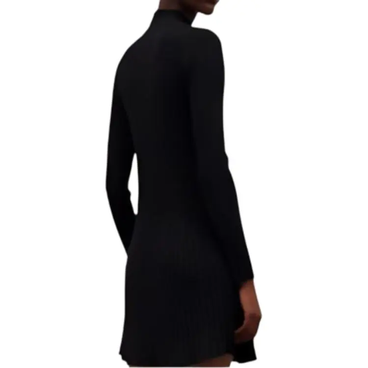 LOUIS VUITTON Long Sleeved Rib Knit Dress-4
