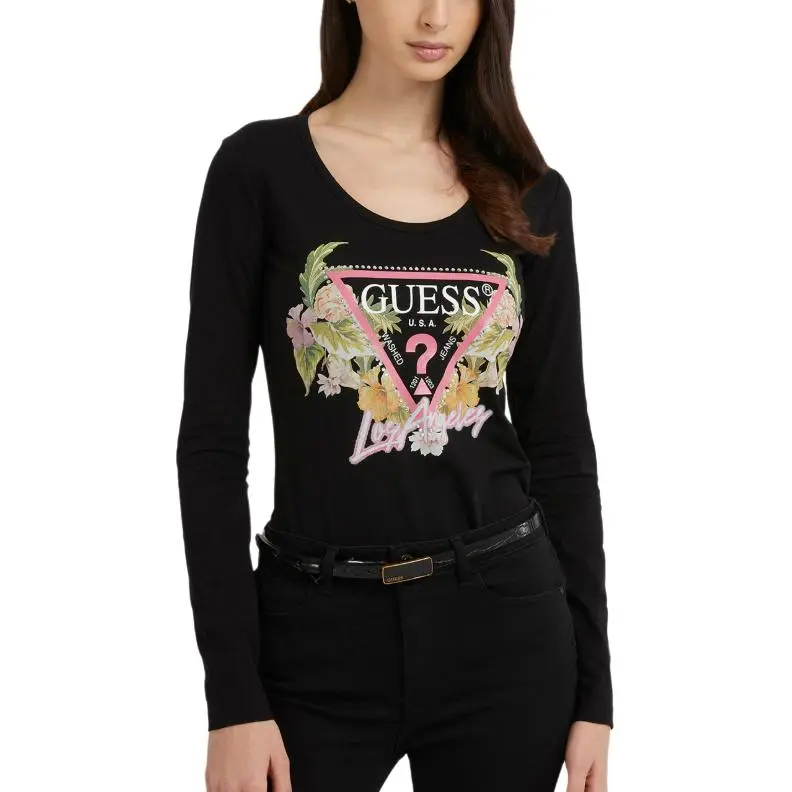 GUESS T Shirts Women's Black-2