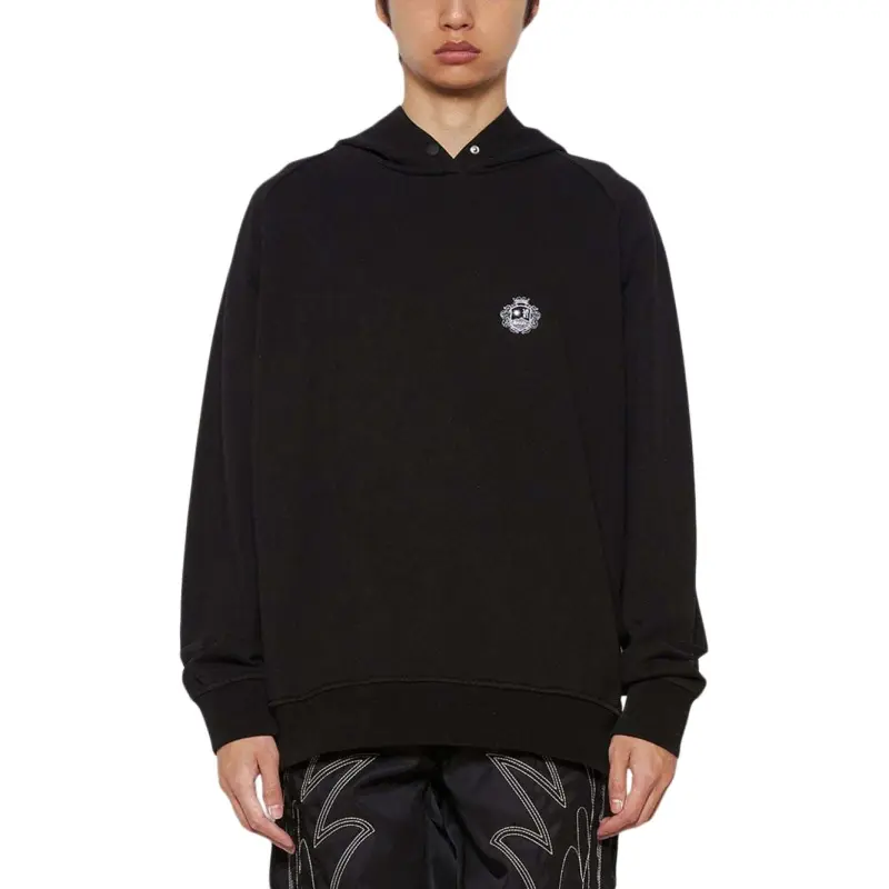BALLY Motif Printed Drawstring Hoodie-3