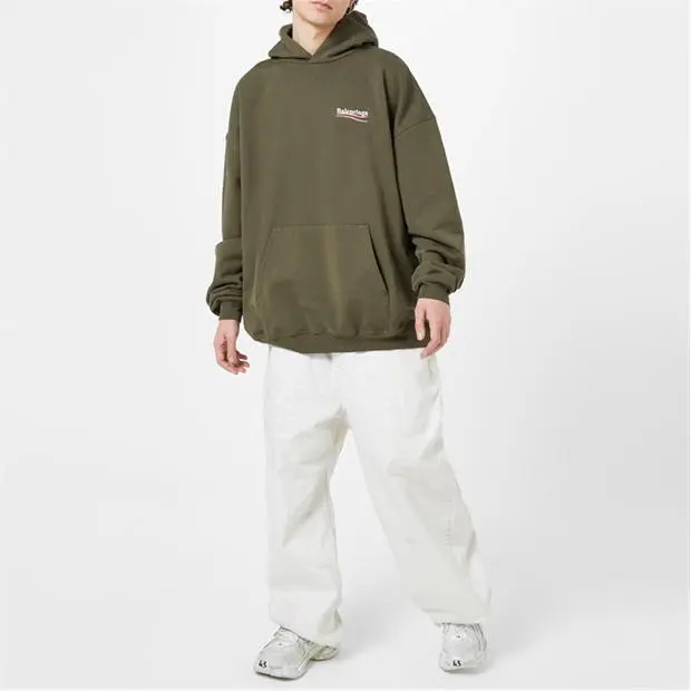 Balenciaga Sweatshirt Loose Fit Men's Green-2
