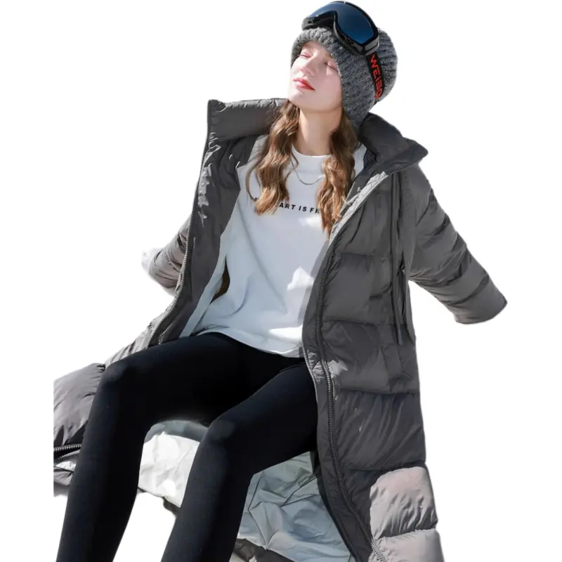 3COLOUR Down Jacket Women's Stone Gray-7