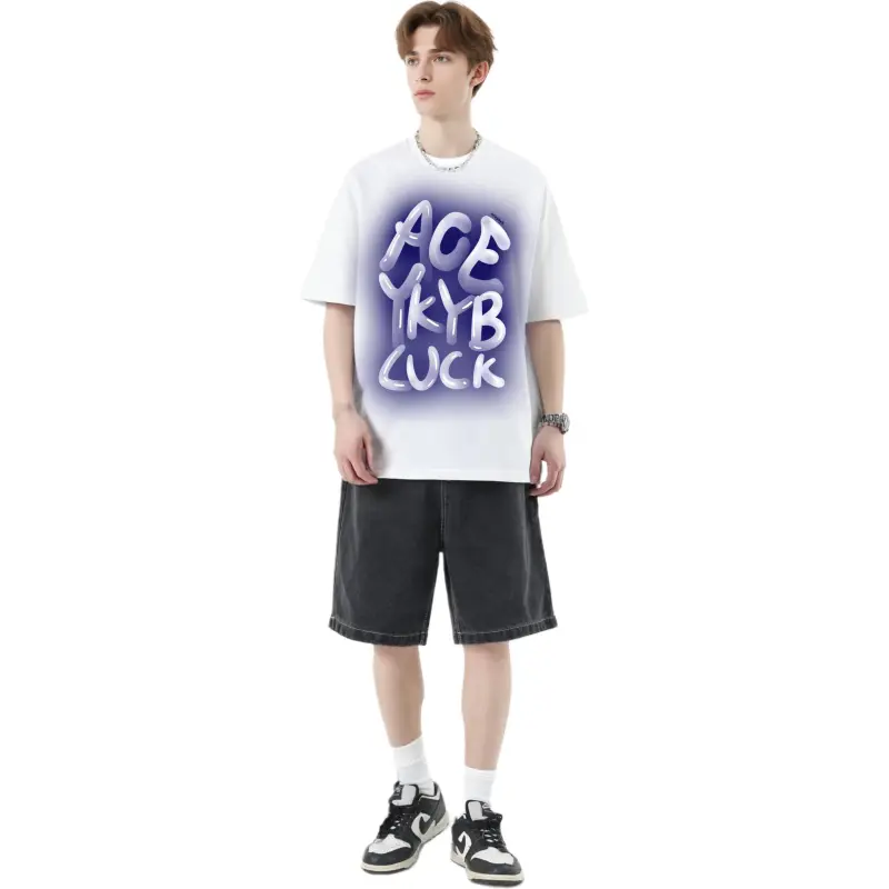 YK&YB T Shirts Unisex White-3