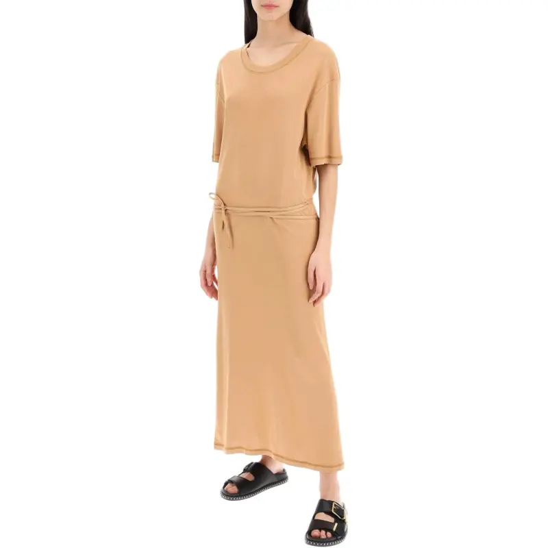 Lemaire Belted Crewneck Knitted Dress-4
