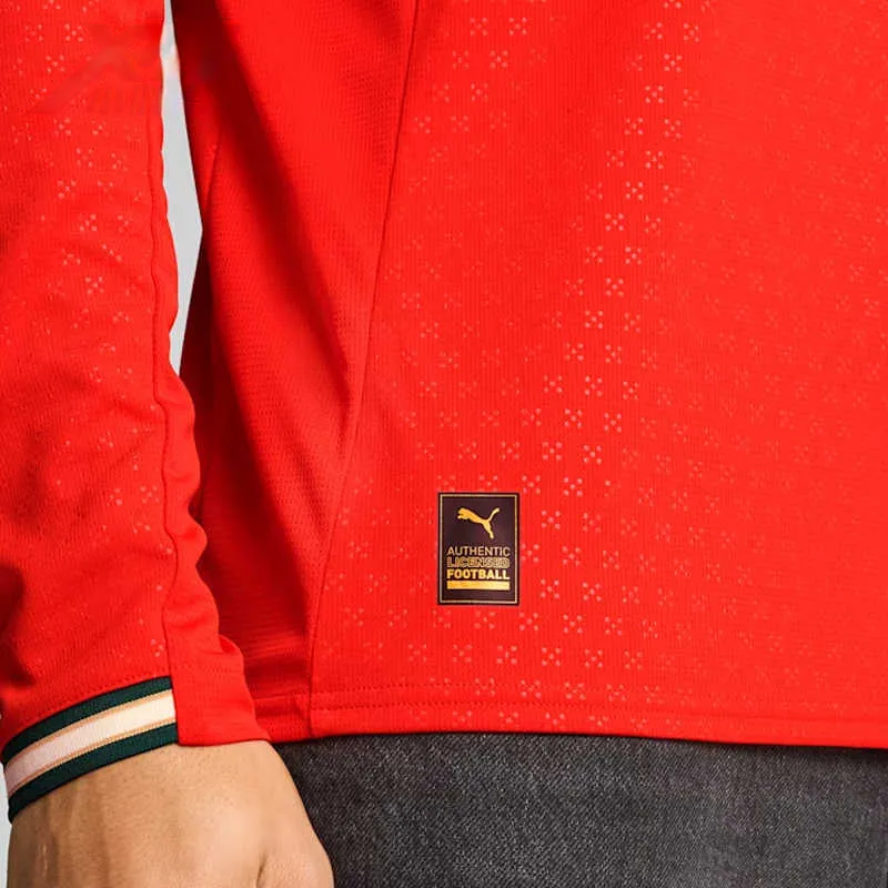 PUMA Portugal '25 Home Replica Men's Long Sleeve Jersey-2