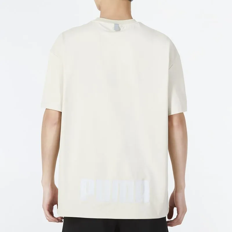 PUMA T Shirts Unisex Ecru-4