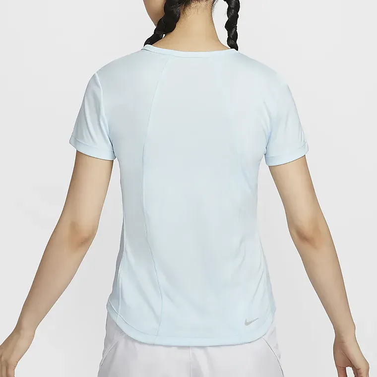 Nike Set in Sleeve T Shirt Women's Light Armory Blue-4