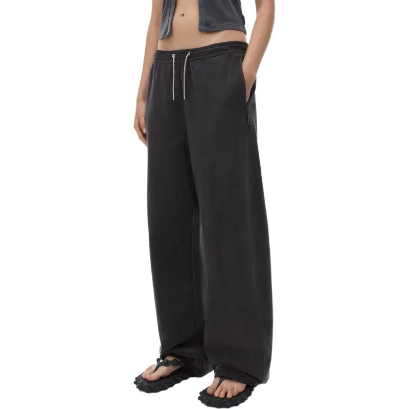 Alexander Wang Rhinestone Drawcord Track Pants-1