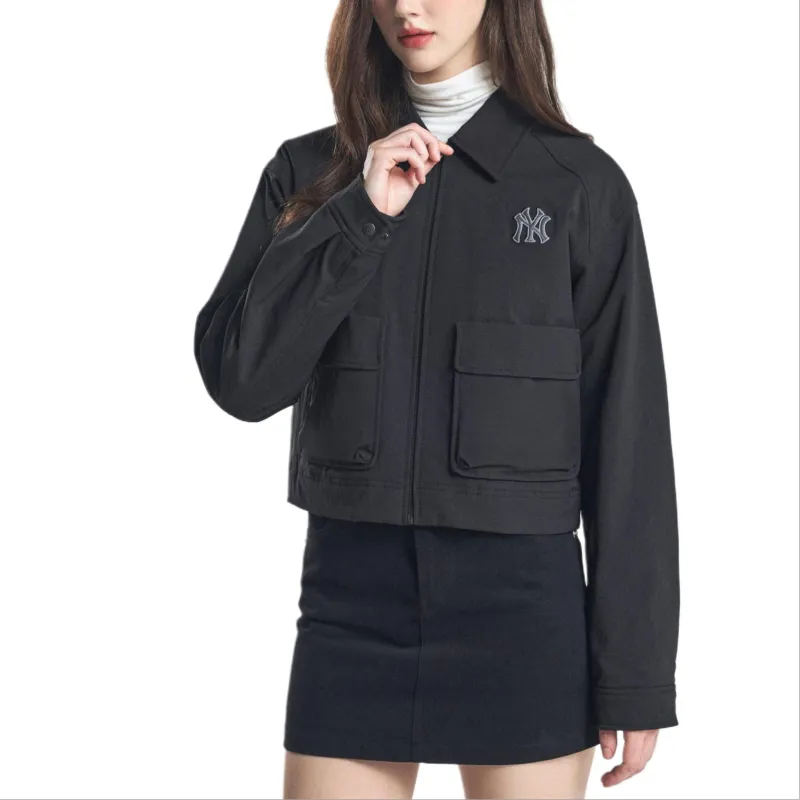 MLB New York Yankees Puffer Jacket Women's Black-3