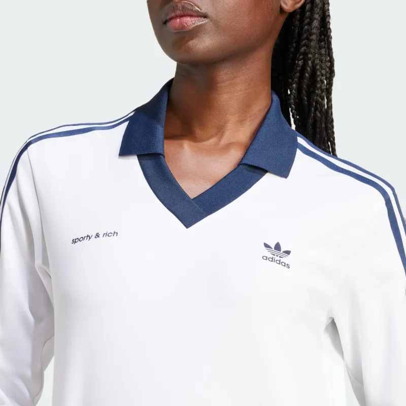Adidas Originals Sporty & Rich Long Sleeve Soccer Jersey-4