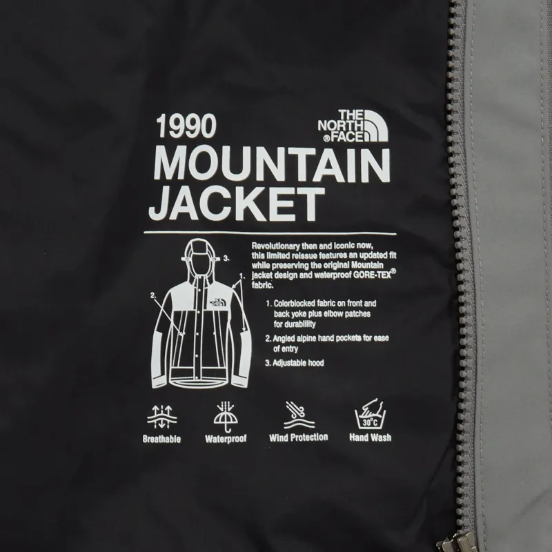 THE NORTH FACE Mountain Windbreaker Jacket Unisex Gray-3