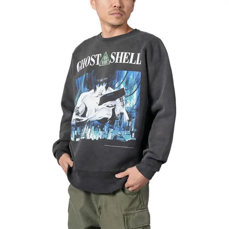 SAINT Mxxxxxx X Ghost In The Shell Crewneck Sweatshirt-3