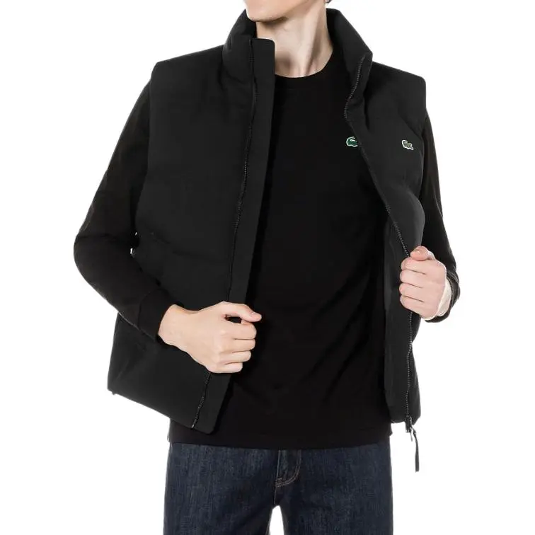 LACOSTE Vests Men Black-3