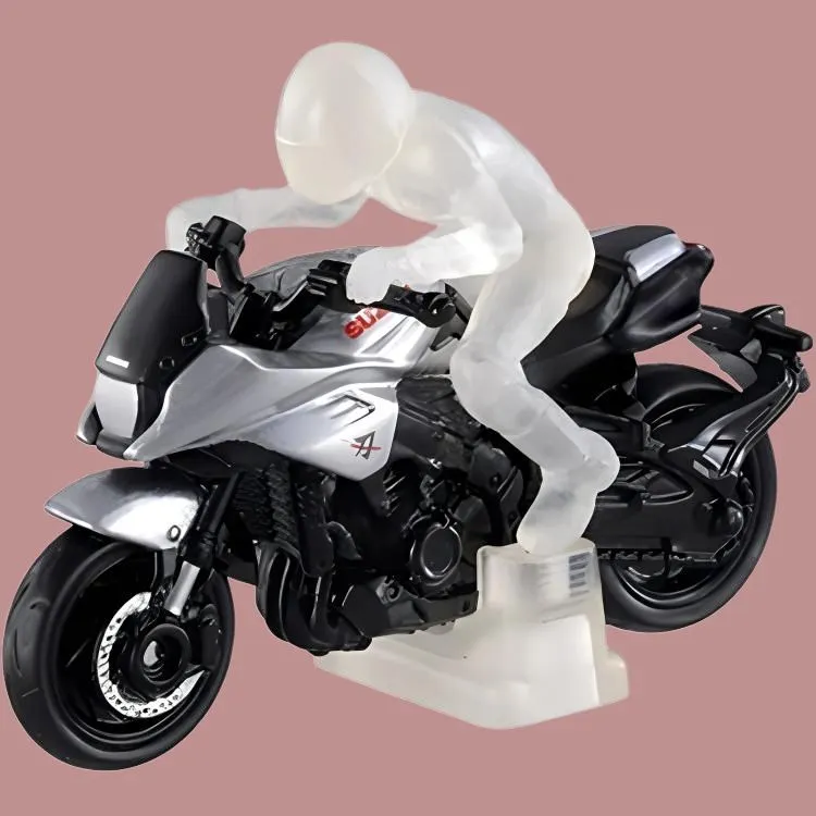 TAKARA TOMY Kawasaki Tomica Alloy Car Collection Red And White Box 1 120 No.19 Katana Assembled Models-3