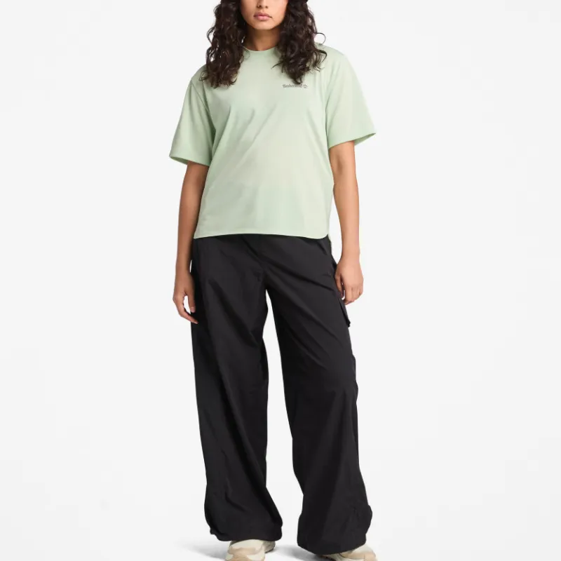 Timberland T Shirt Women's Mint Green-2