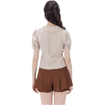 DEAR DEER PUFF Shirt Women's Brown