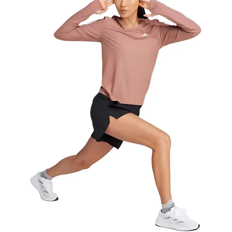 Adidas Women's Own The Run Long Sleeve Long Sleeve Top Warm Clay-2