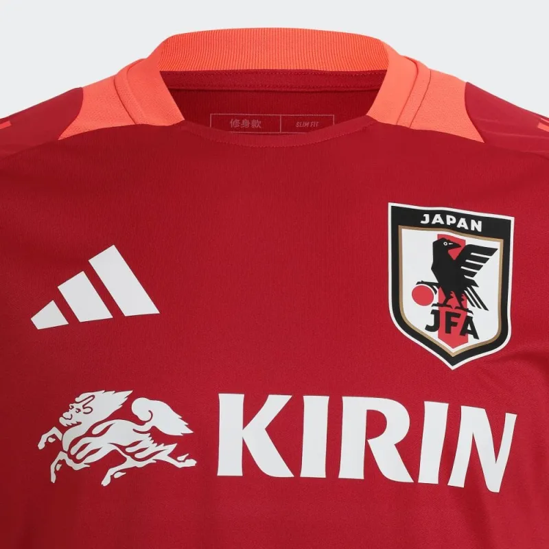 Adidas Japanese Football Team Olympic Series Soccer Jersey Men's Red-2
