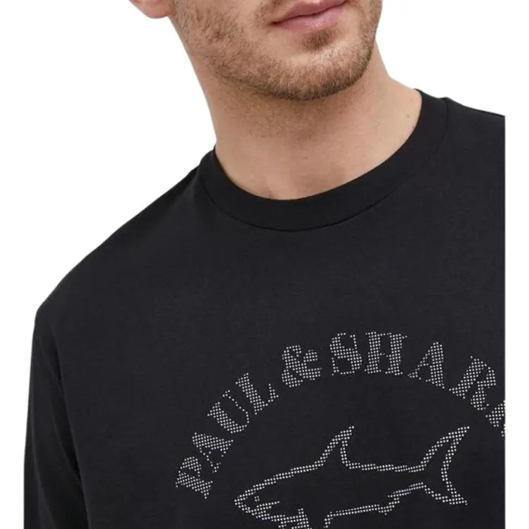 Paul & Shark Yachting T Shirt Men's Black-4