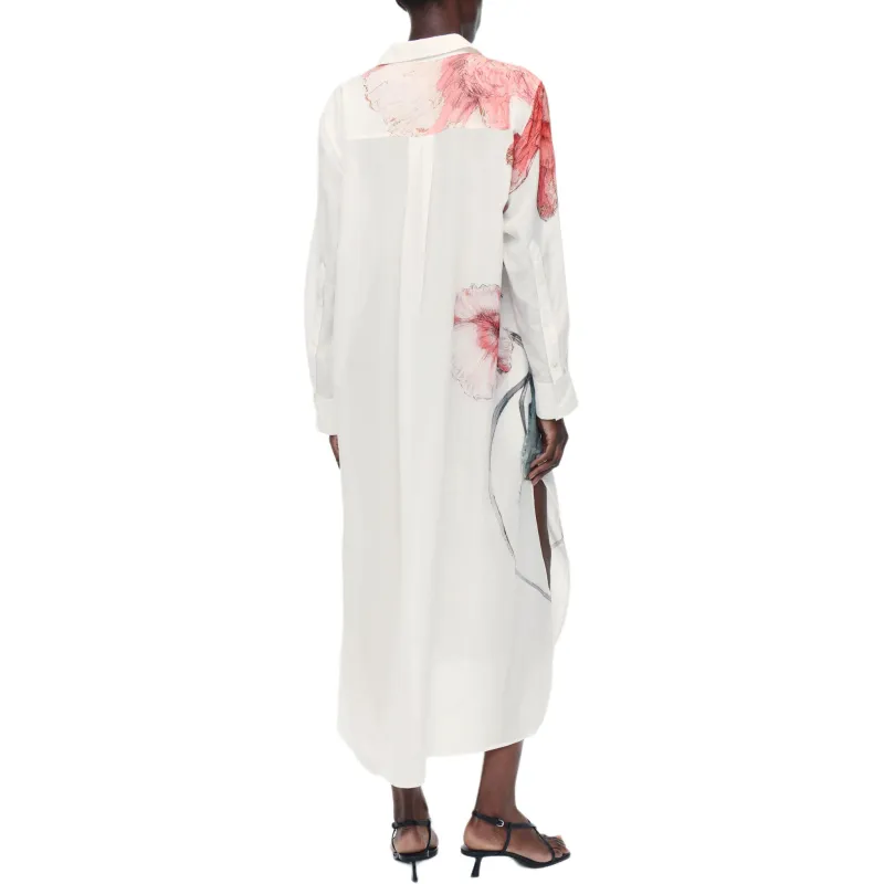 COS Long Sleeved Dresses Women's White/Print-2