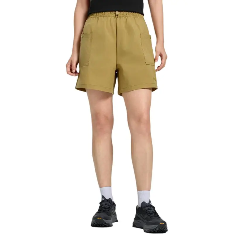 Under Armour SS25 Casual Shorts Women's Desert Yellow-1