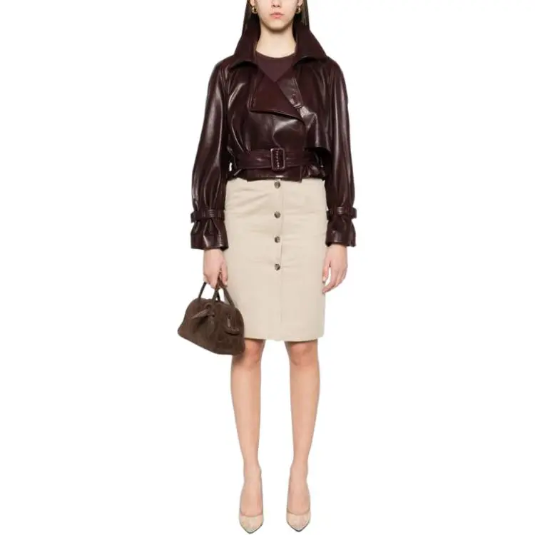Anine Bing Zaire Front Button Fastened Midi Skirt-1