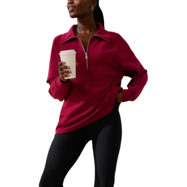 Abercrombie＆Fitch Sweatshirt Women's Red-2
