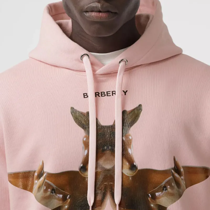 Burberry Sweatshirt Unisex Ice Frost Pink-4