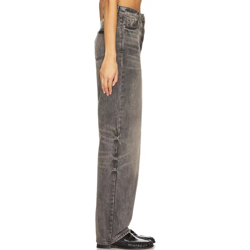 Fear Of God Essentials Women's Straight Leg Denim Jeans Vintage Black-6