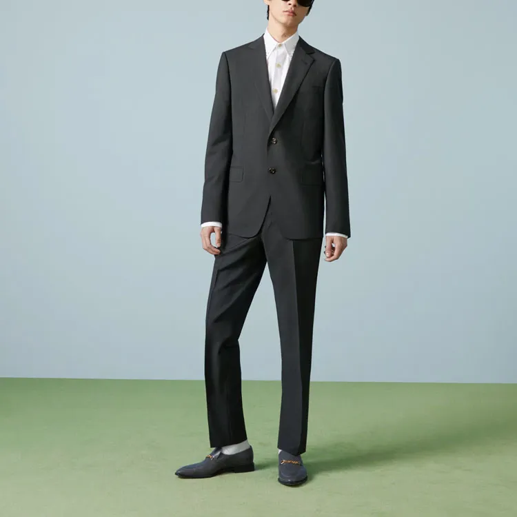 GUCCI Business Suits Men's Dark Green-4