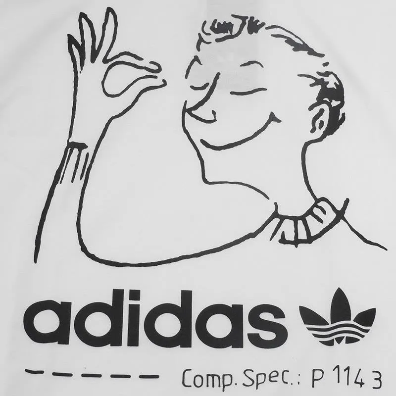 Adidas Originals T Shirt Men's White-2