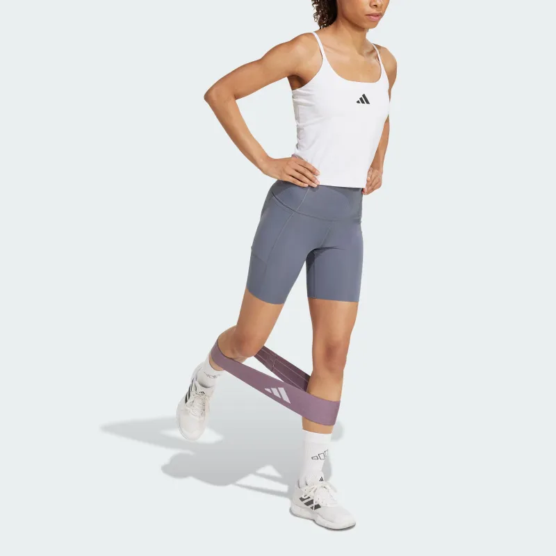 Adidas Power Casual Shorts Women's Asphalt Gray-3