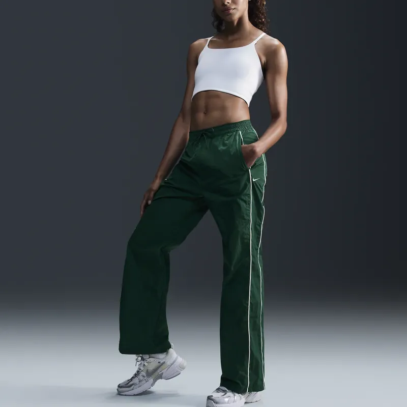 Nike Windrunner Knitted Sports Pants Women's Canyon Green/Sail-1