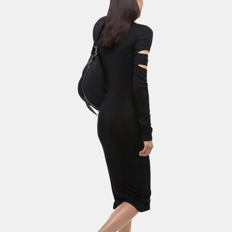 Helmut Lang Slashed Mini Dress-3